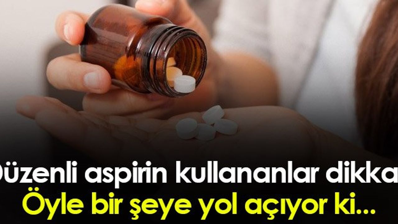 Düzenli Aspirin Kullanımı 65 Yaş Üzerinde Anemiye Neden Olabilir