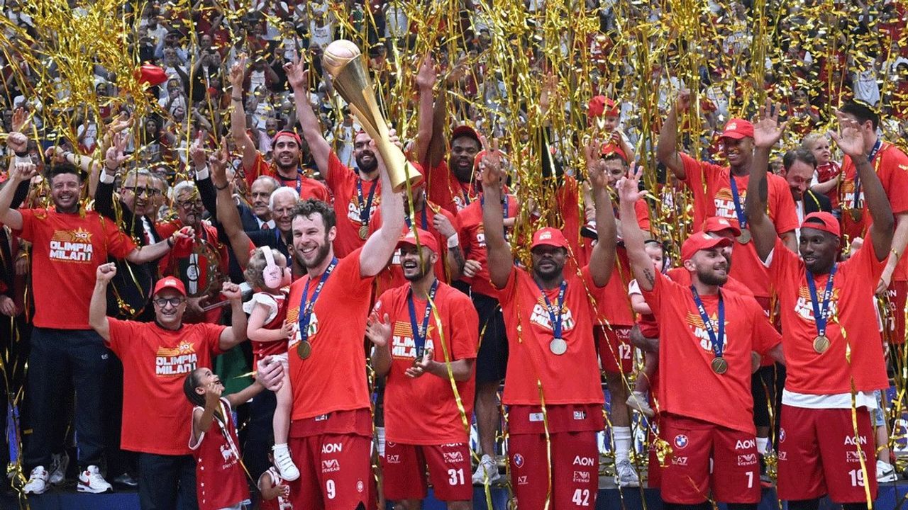 Olimpia Milano, İtalya Basketbol Ligi'nde Şampiyonluğunu İlan Etti