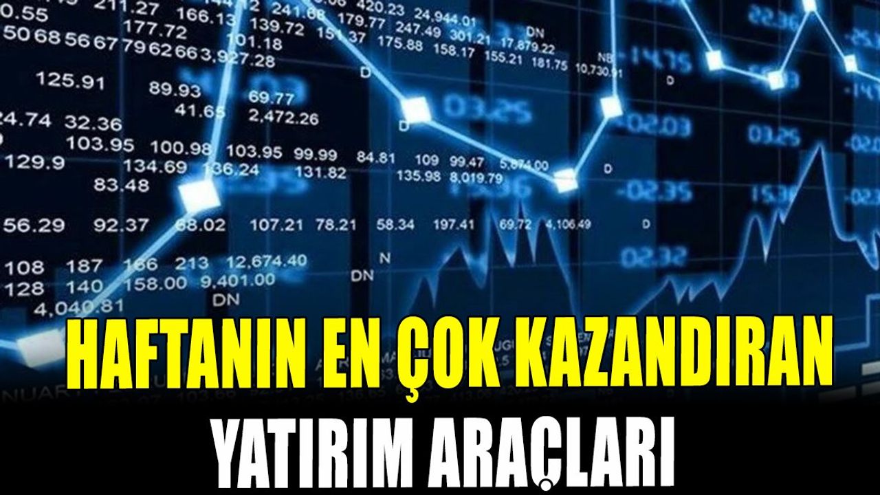 Haftanın En Çok Kazandıran Yatırım Araçları