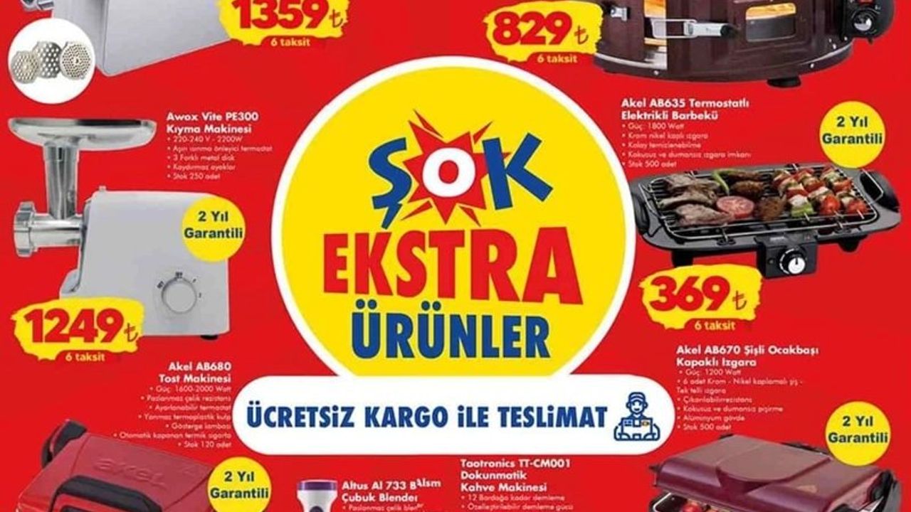 Şok Aktüel İndirimleri