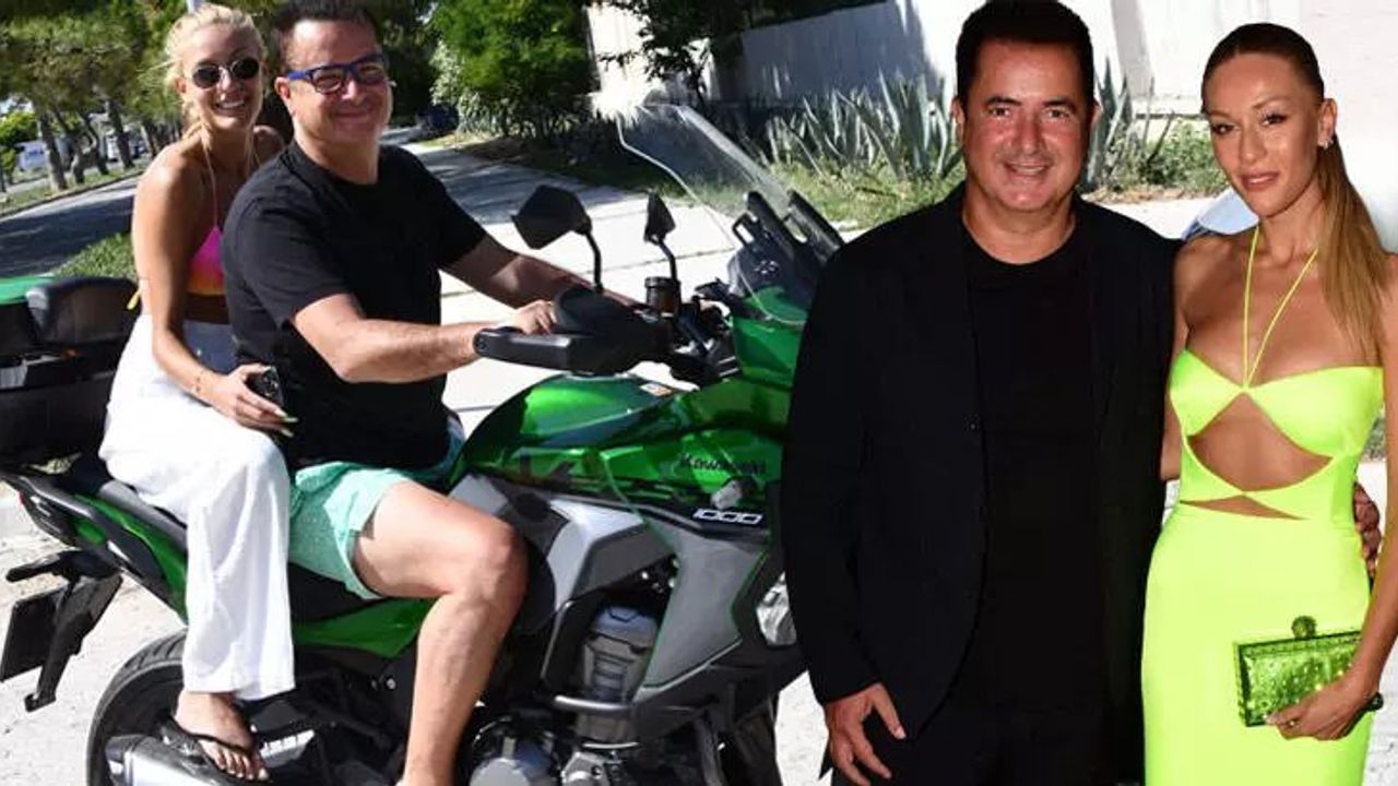 Acun Ilıcalı Motosikletle Evine Giderken Görüntülendi