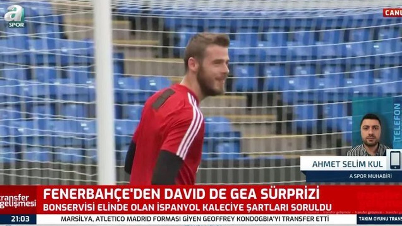 Fenerbahçe'den Kaleci Arayışları: David de Gea Gündemde!