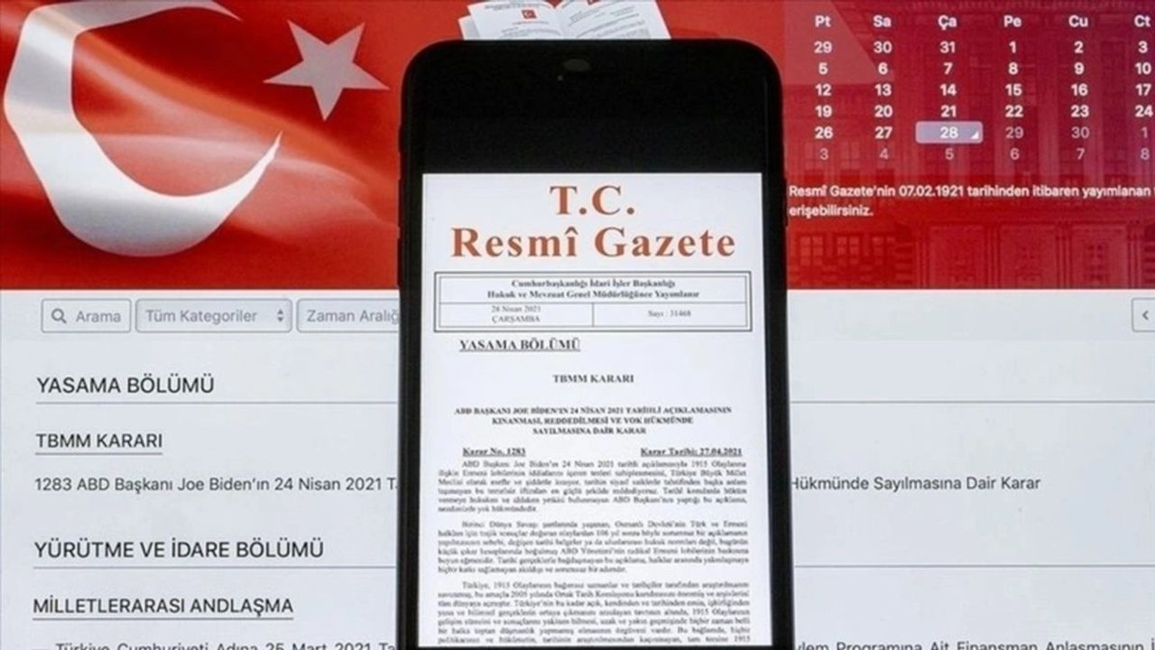 2 Temmuz 2023 Pazar tarihli Resmi Gazete Kararları