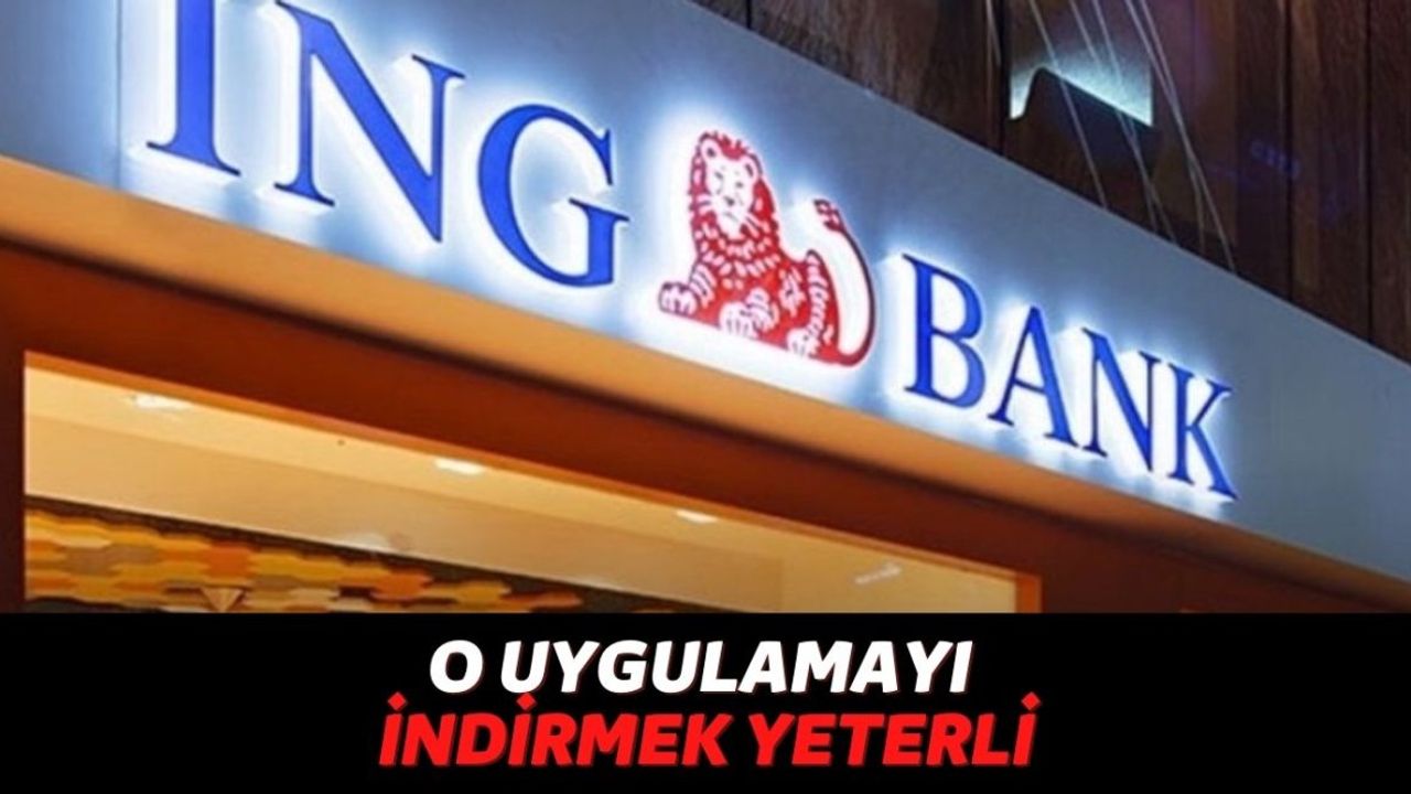 ING İnternetten Kredi Kampanyasıyla Hızlı ve Kolay Kredi İmkanı