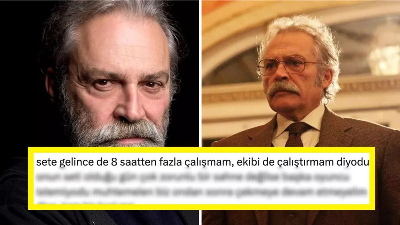 Haluk Bilginer'un Baba dizisi setinde yaşanan anı viral oldu