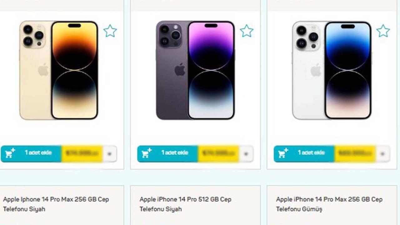 A101'de iPhone 14 Pro Max Satış Fiyatları Ortaya Çıktı