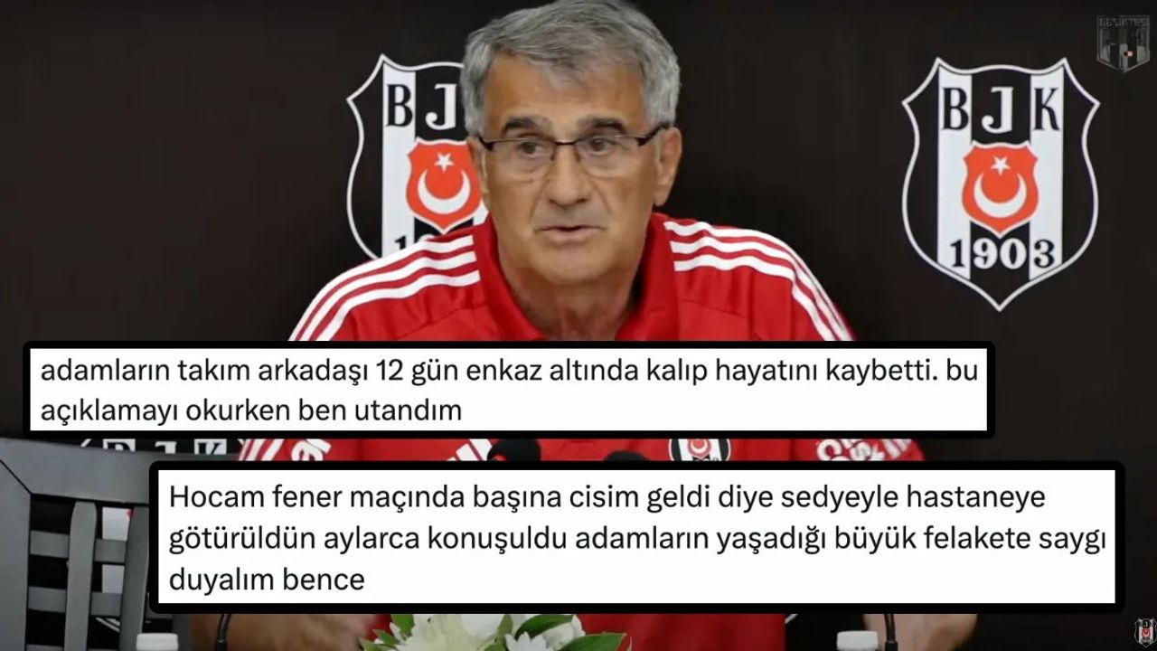 Beşiktaş Teknik Direktörü Şenol Güneş Hatayspor ve Gaziantep FK Hakkında Konuştu