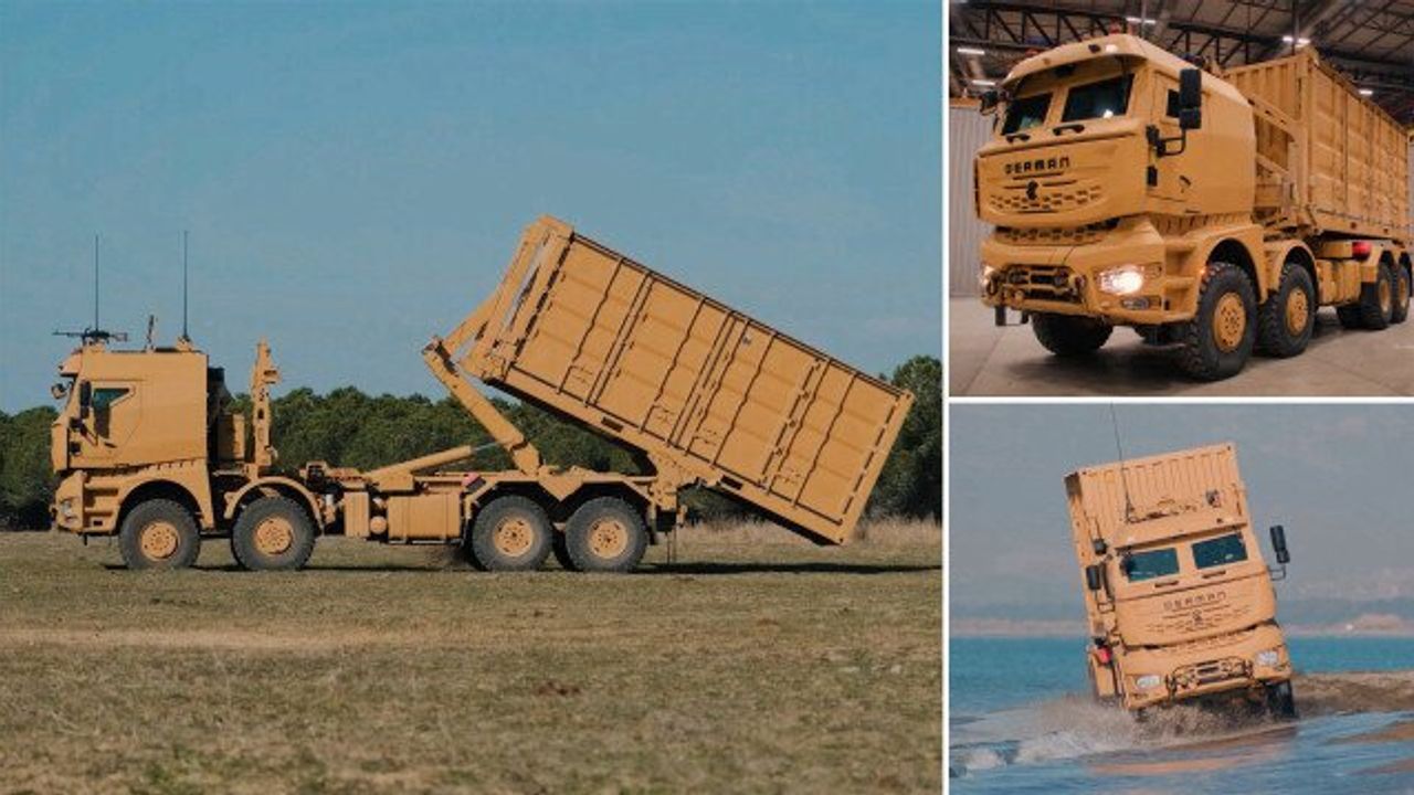 SSB 8x8 Tekerlekli Konteyner Taşıyıcı Araç Projesi Kabül Testlerini Başarıyla Tamamladı