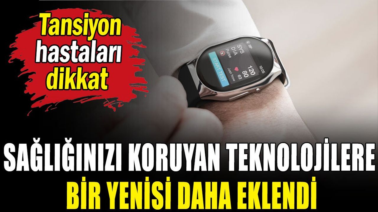 Tansiyon Hastaları İçin Özel Akıllı Saatler