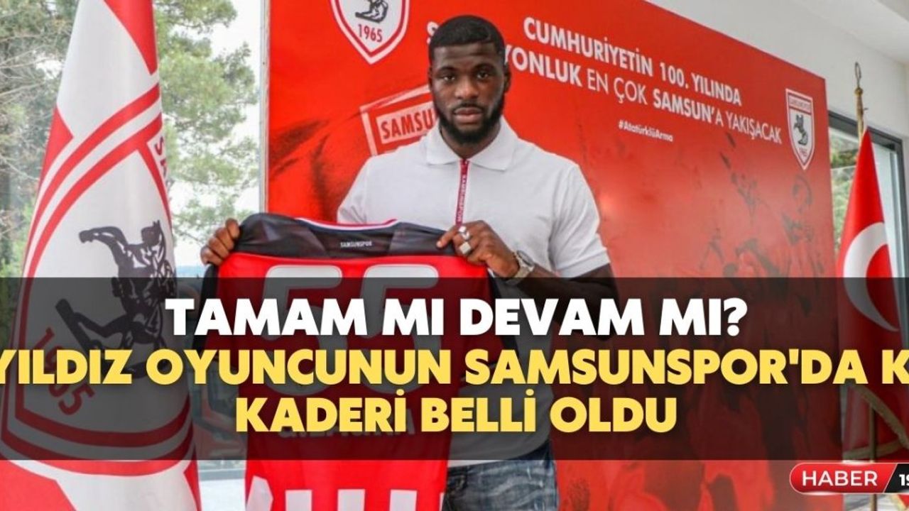 Geatan Laura'nın Samsunspor'dan Ayrılması Hakkında Son Durum