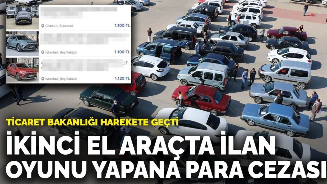 İkinci El Araç Satışında Yeni Düzenleme ve Para Cezası