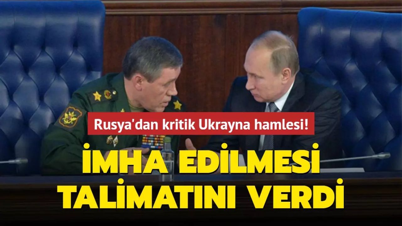 Rusya Genelkurmay Başkanı Gerasimov, Ukrayna'nın S-200 Saldırı Girişimini Değerlendirdi