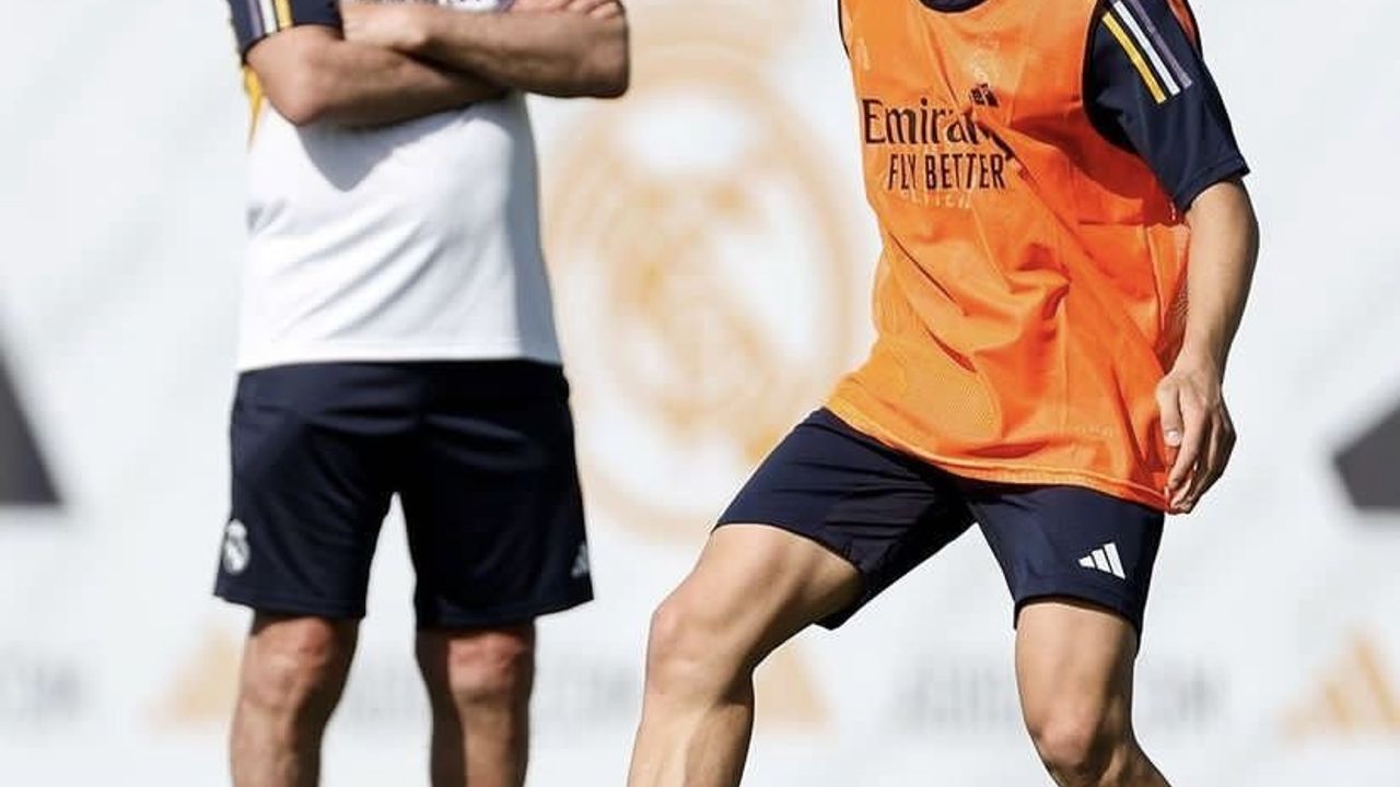 Real Madrid'e transfer olan Jude Bellingham, ilk antrenmana çıktı