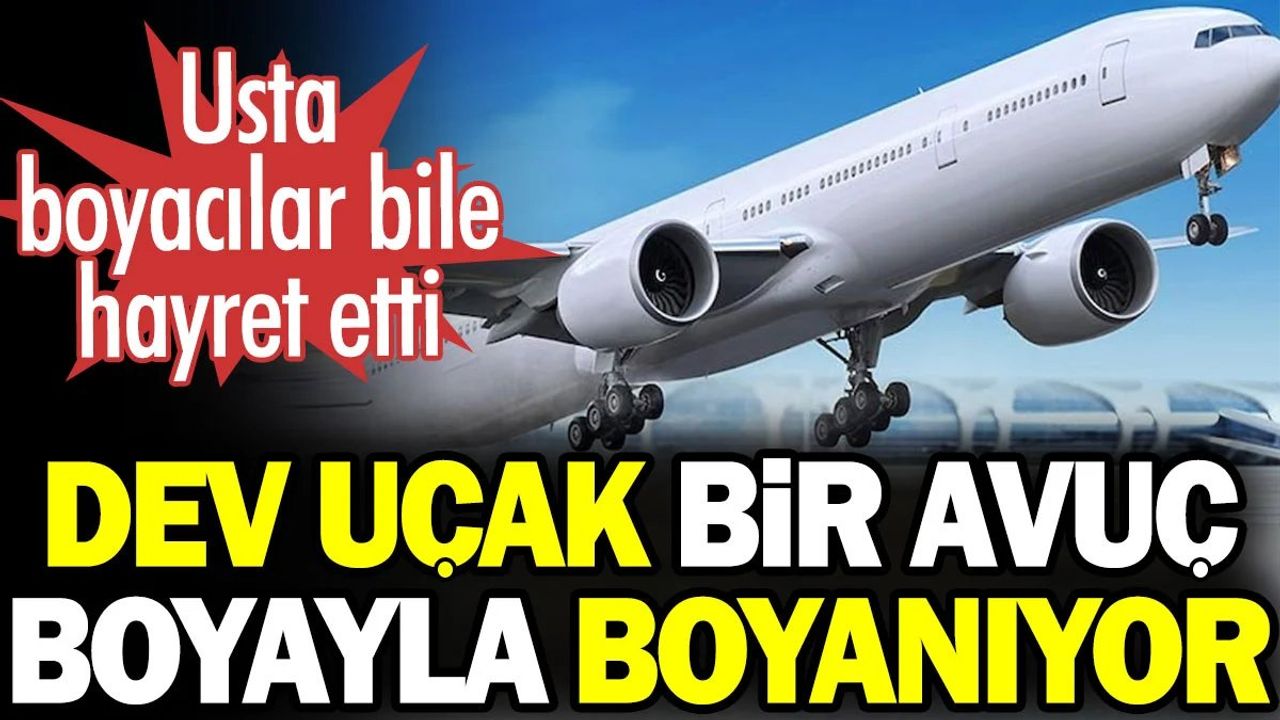 Dev Uçaklar Artık Daha Hafif Boyayla Boyanacak