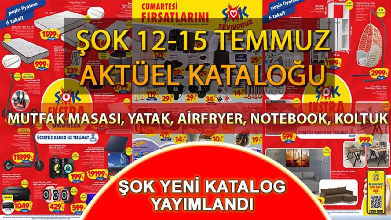 ŞOK'ta Hafta Sonu Kampanyalı Ürünler Belli Oldu