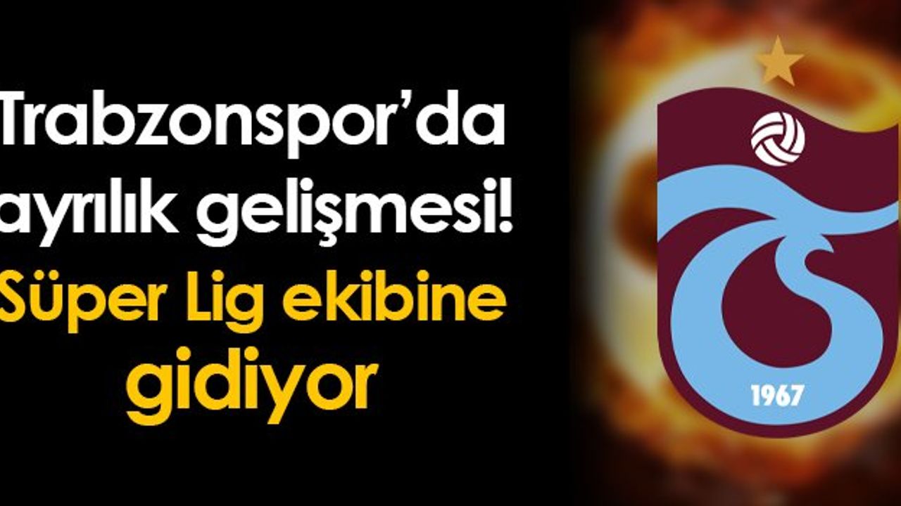 Trabzonspor'da Abdulkadir Parmak'ın Yeni Takımı Belli Oldu