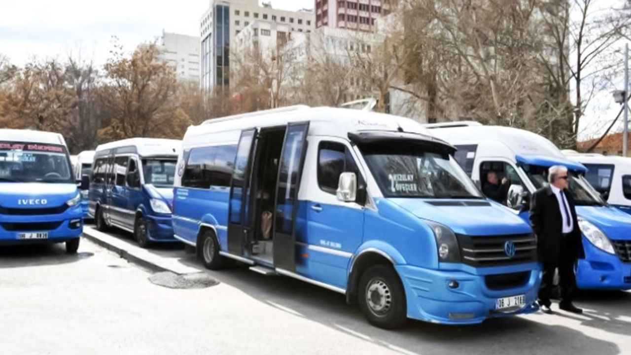 Ankara'da Dolmuş Ücretlerine Zam Geldi