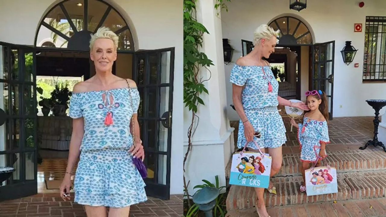 Brigitte Nielsen 60 Yaşında Beşinci Çocuğuyla Kutlama Yaptı