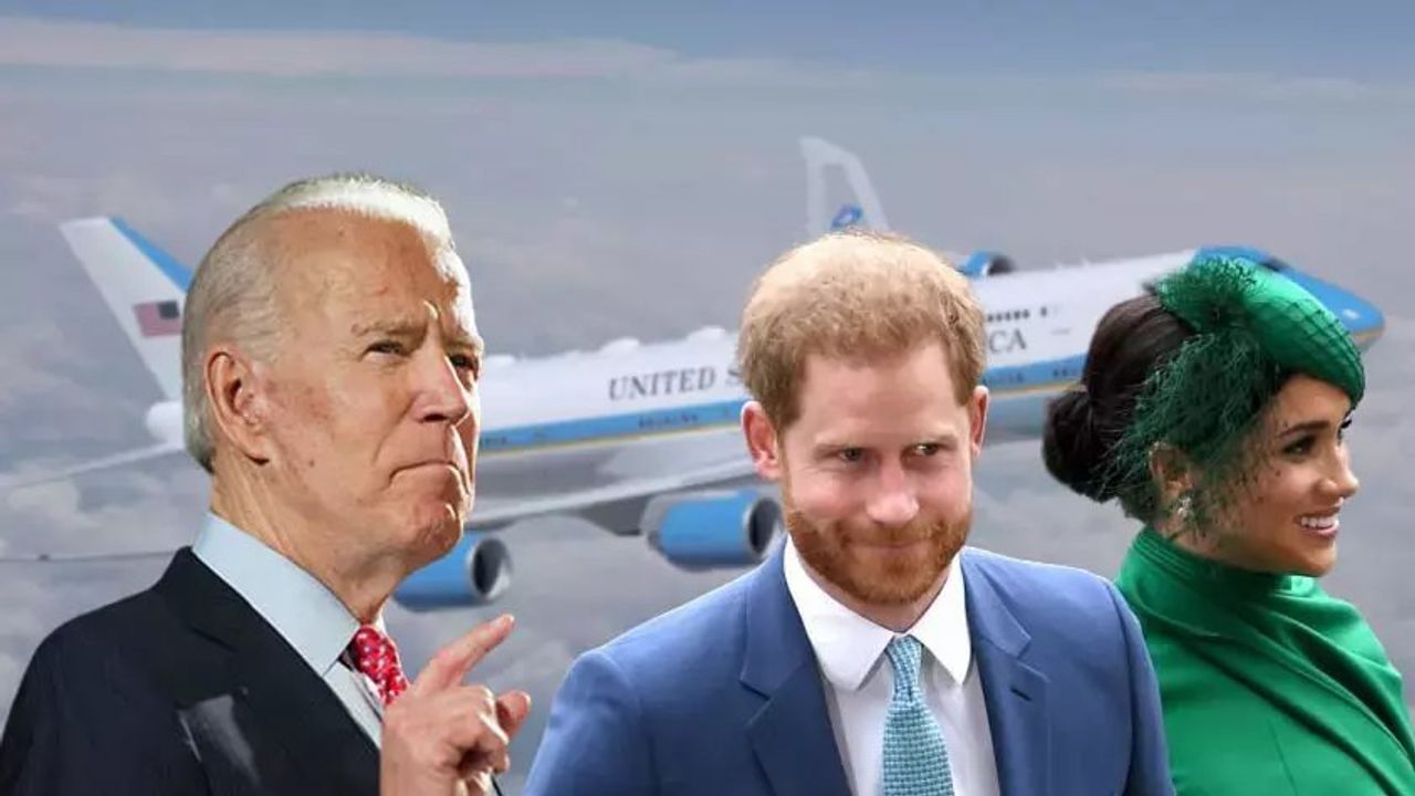 Biden, Harry ve Meghan'ın Air Force One Talebini Reddetti