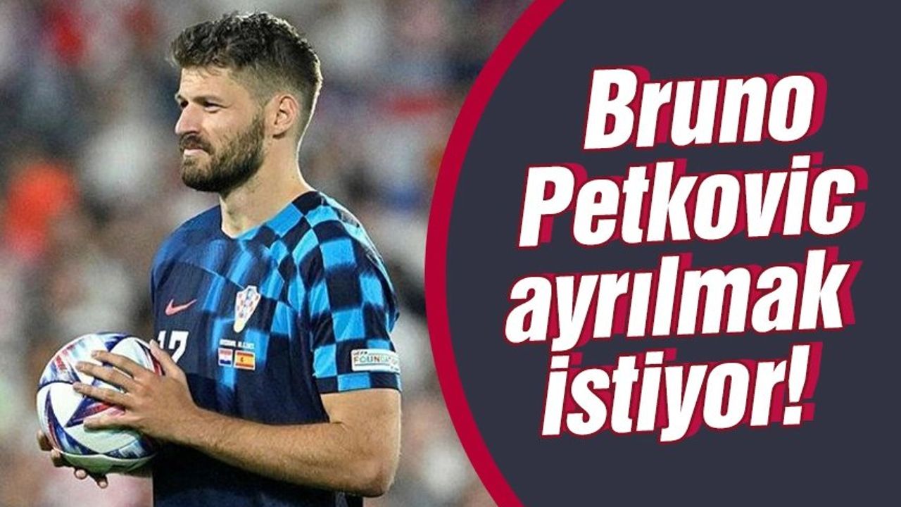 Trabzonspor'un Transfer Listesinde Yer Alan Bruno Petkovic Takımdan Ayrılıyor