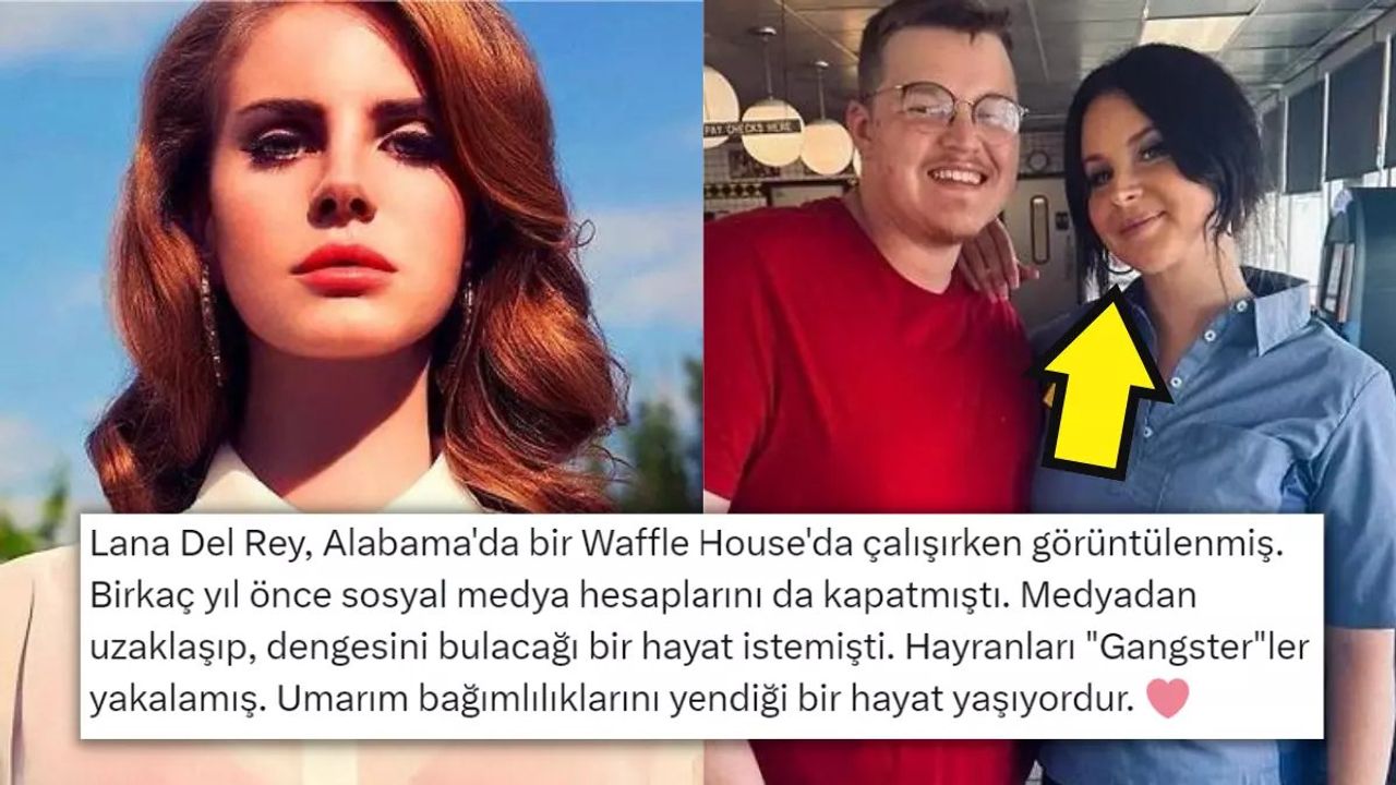 Lana Del Rey Alabama'da Waffle Dükkanında Çalışıyor!