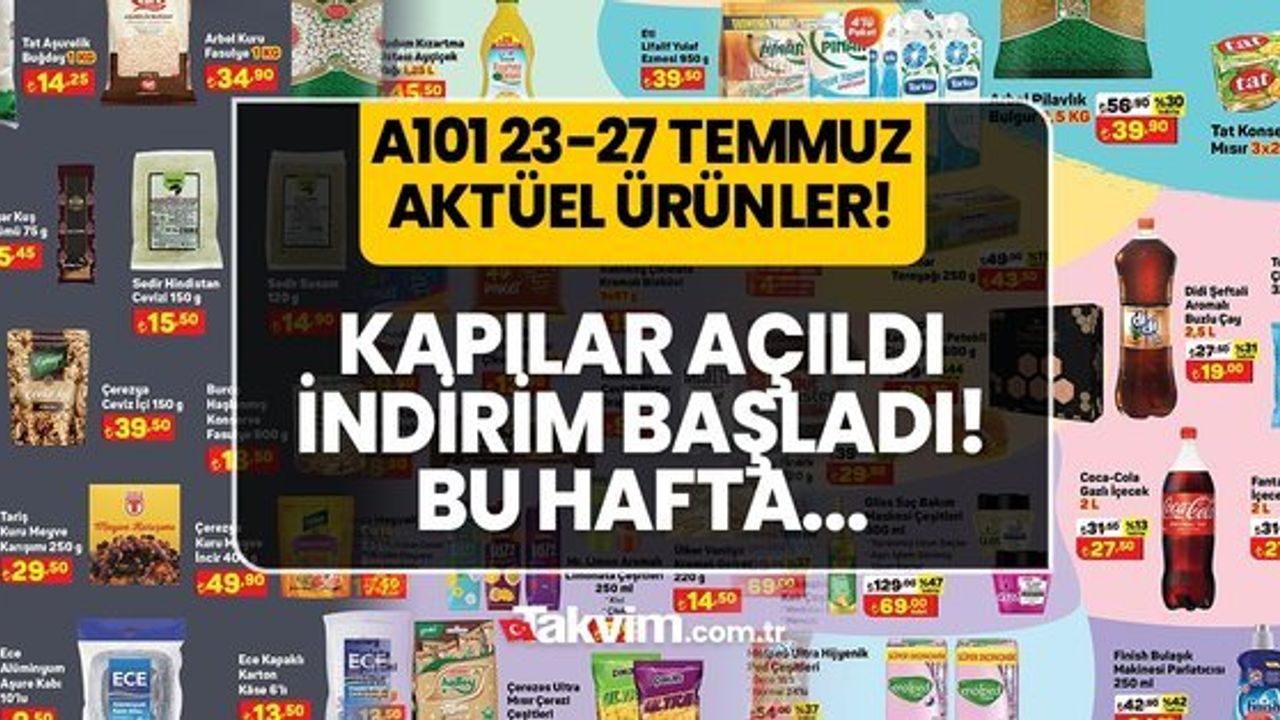 A101 Mağazalarında Büyük İndirimler Başladı