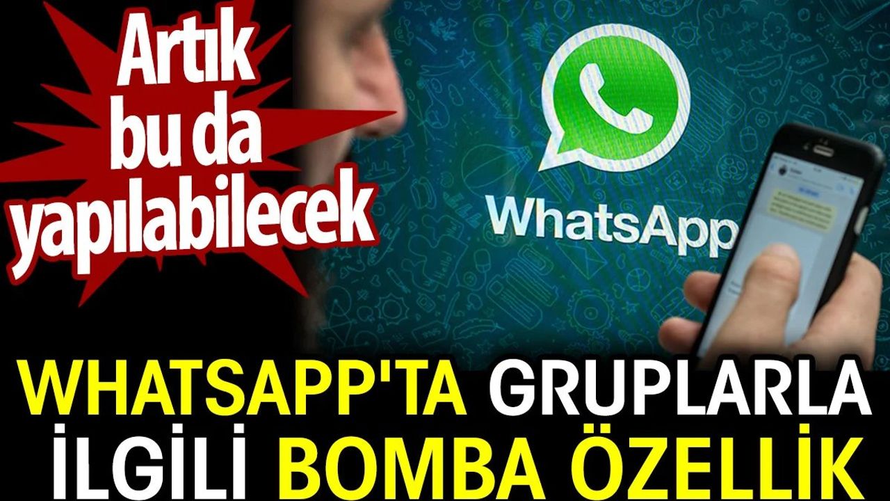 WhatsApp Grup Aramalarında Yeni Özellik