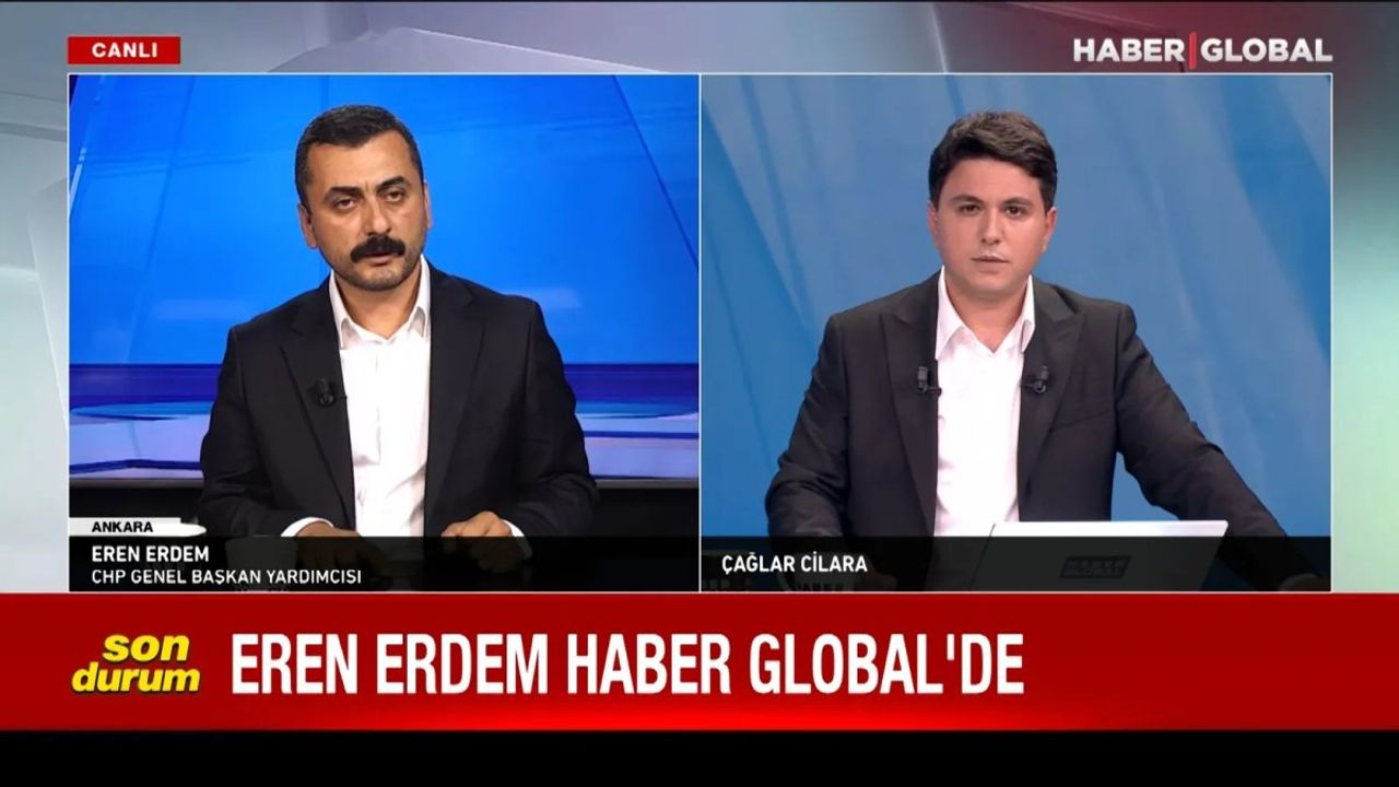 Eren Erdem, Çağlar Cilara ile Madde Madde Gündem programına konuk oldu