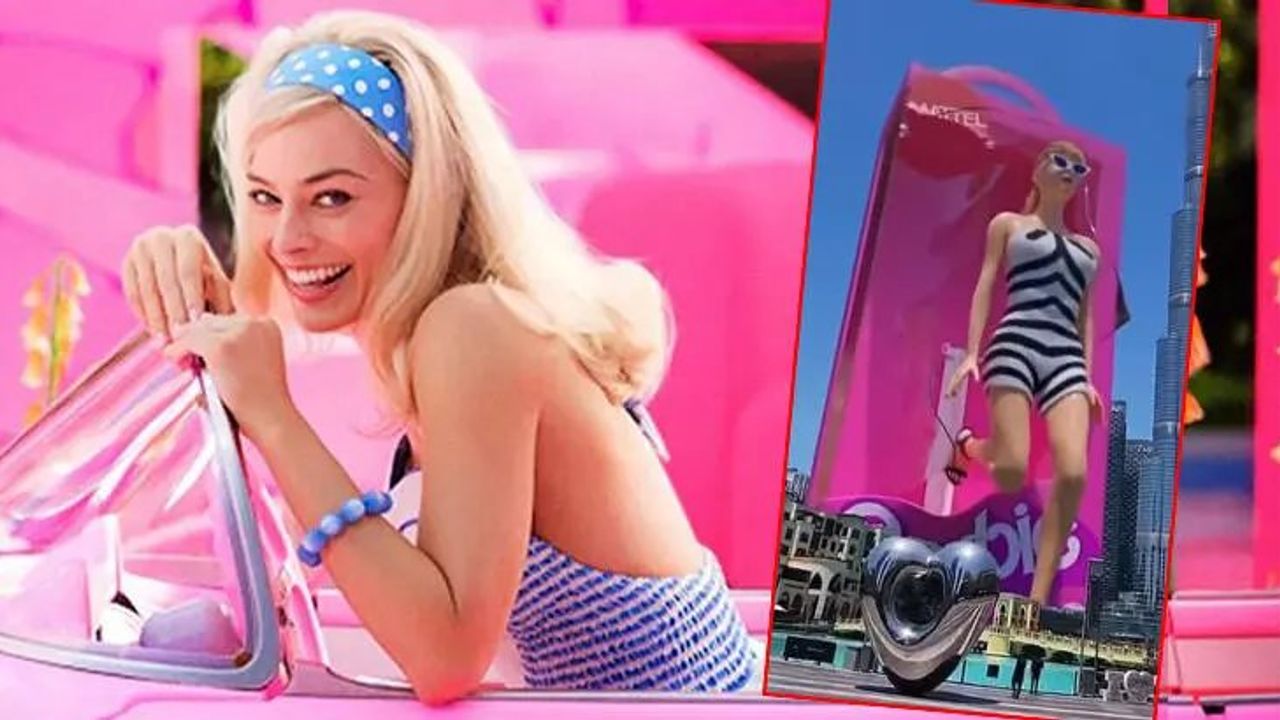 Devasa Barbie Reklamı Dubai'de Büyük İlgi Gördü