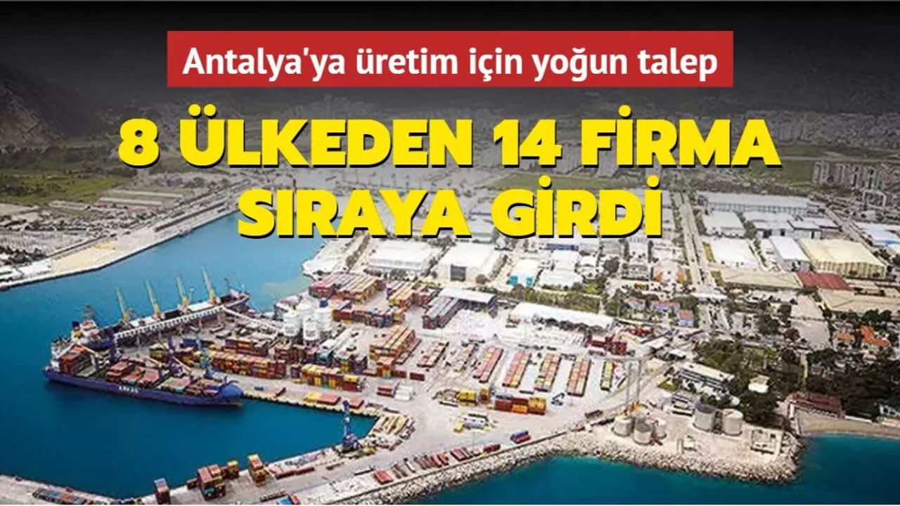 Antalya Serbest Bölgesi Yat Üretiminin Merkezi Haline Geliyor