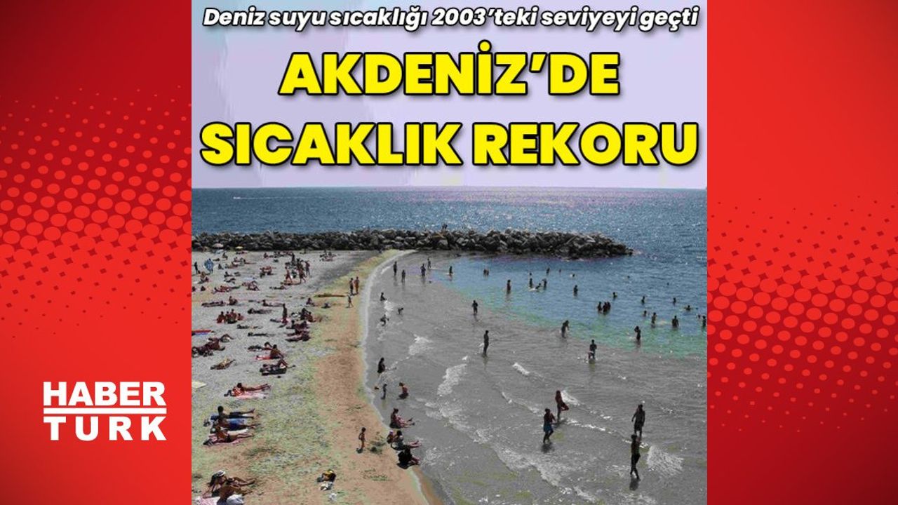 Akdeniz'de Rekor Deniz Sıcaklığı Kaydedildi