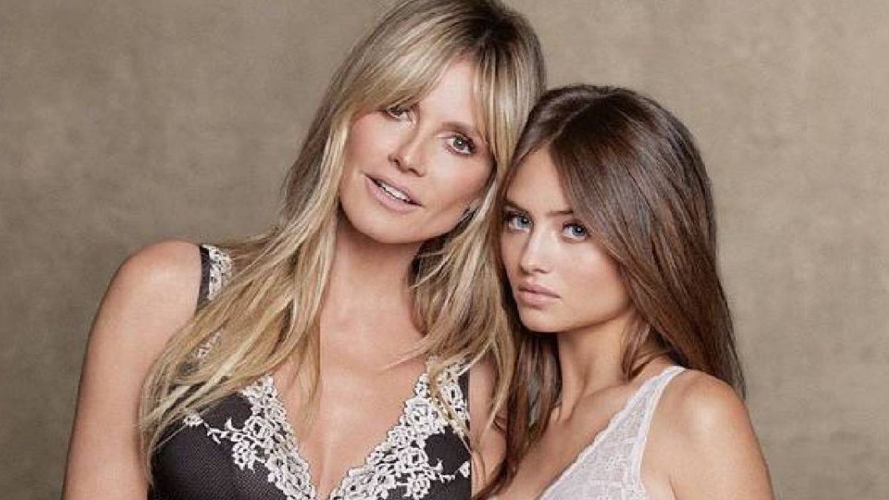 Heidi Klum'un model kızı Leni güneş yanığıyla şaşırttı