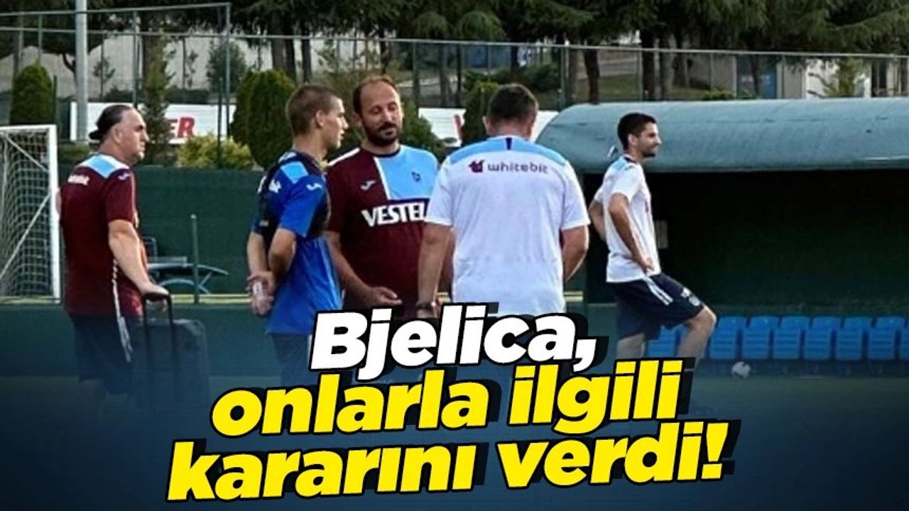 Trabzonspor'da Kiralık Gidecek Oyuncular Belli Olacak