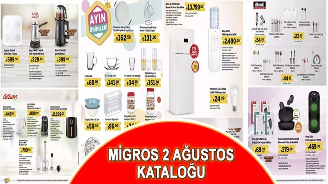 Migros 31 Temmuz 2023 Aktüel Ürünleri