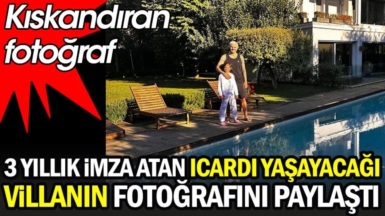 Mauro Icardi'nin Yeni Evinden Fotoğraf Paylaşımı