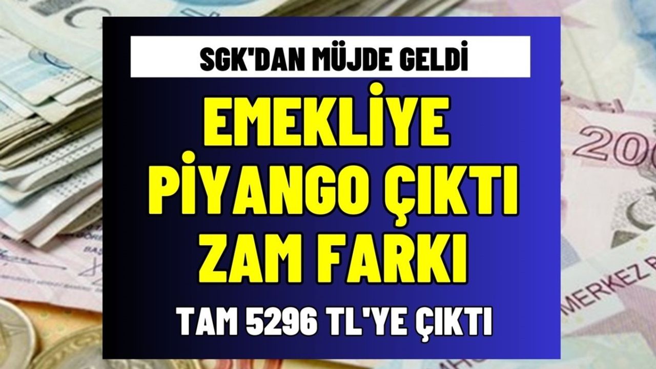 Emeklinin Başına Talih Kuşu Kondu! Zam Farkı Arttı