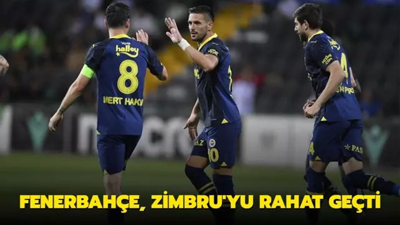 Fenerbahçe Stadionul Zimbru'da 4-0 Galip Geldi