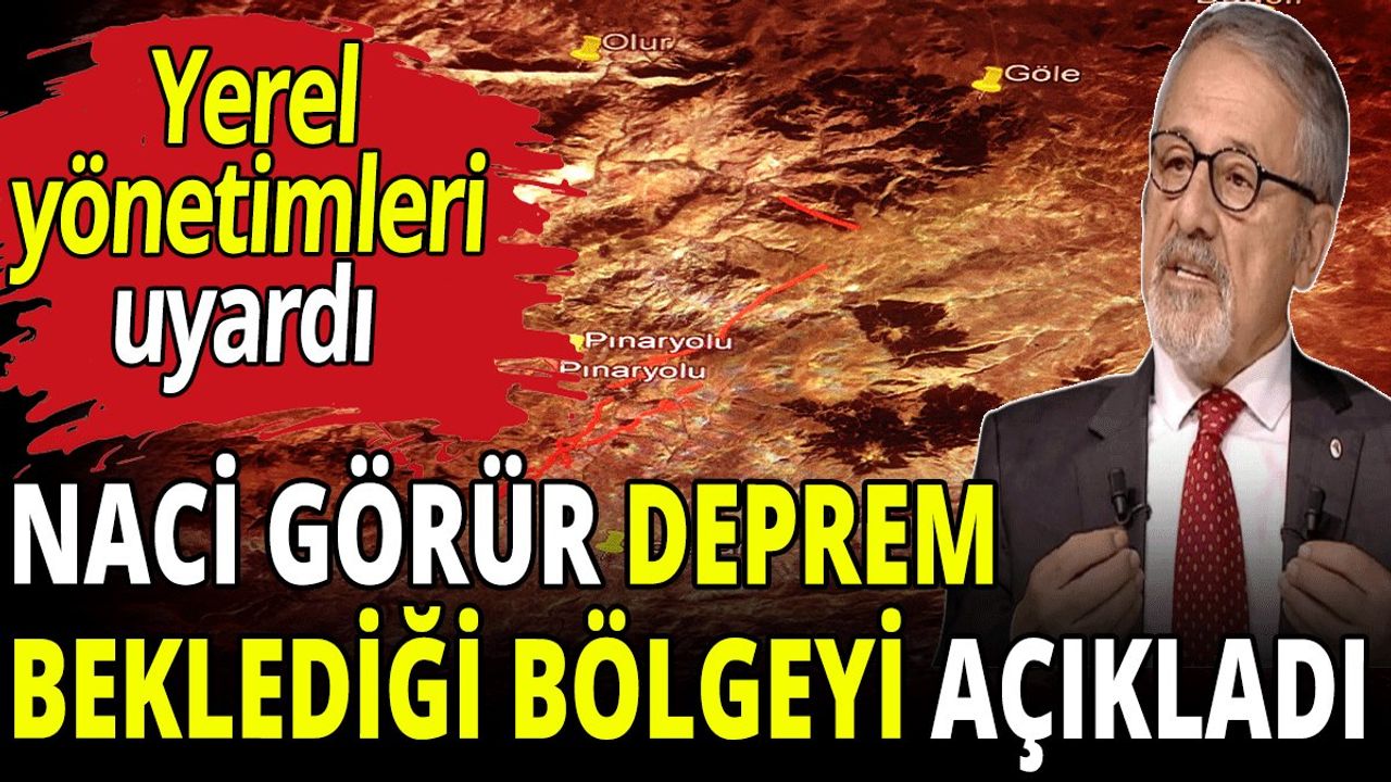 Naci Görür, Konya ve Erzurum'da meydana gelen depremler sonrası beklenen bölgeyi açıkladı