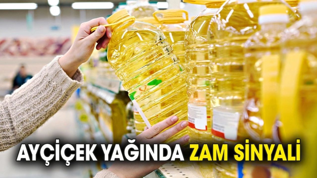 Trakya'da Ayçiçek Yağına Zam Haberi