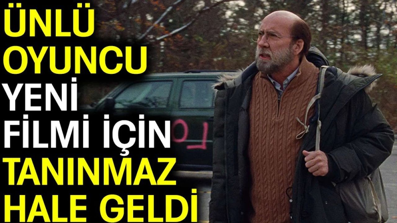 Ünlü oyuncu yeni filmi için tanınmaz hale geldi