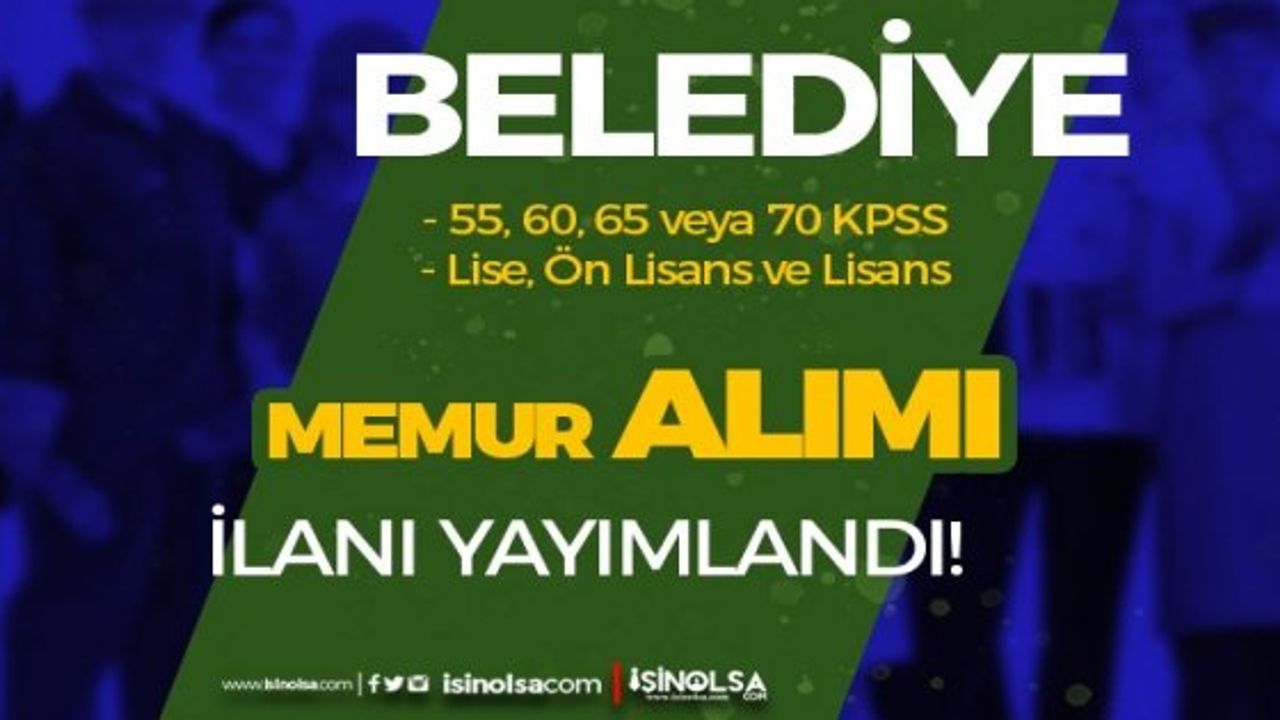 Kırıkkale Yahşihan Belediyesi Memur Alımı İlanı