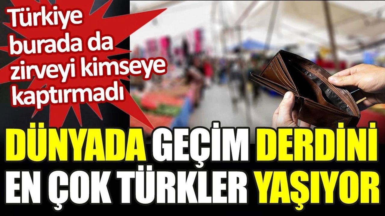 Türkler, OECD Raporuna Göre Geçim Derdinde