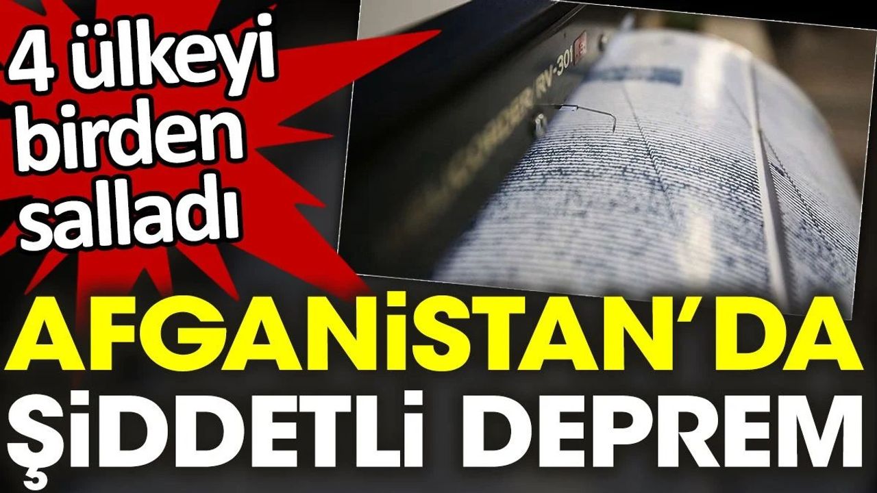 Afganistan'da 5,8 Büyüklüğünde Deprem