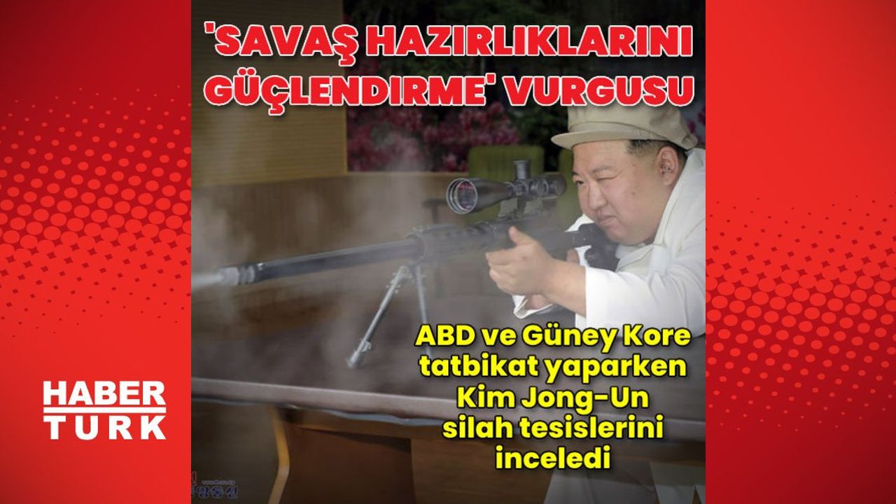 Kuzey Kore Lideri Kim Jong-un Silah Fabrikalarını Ziyaret Etti