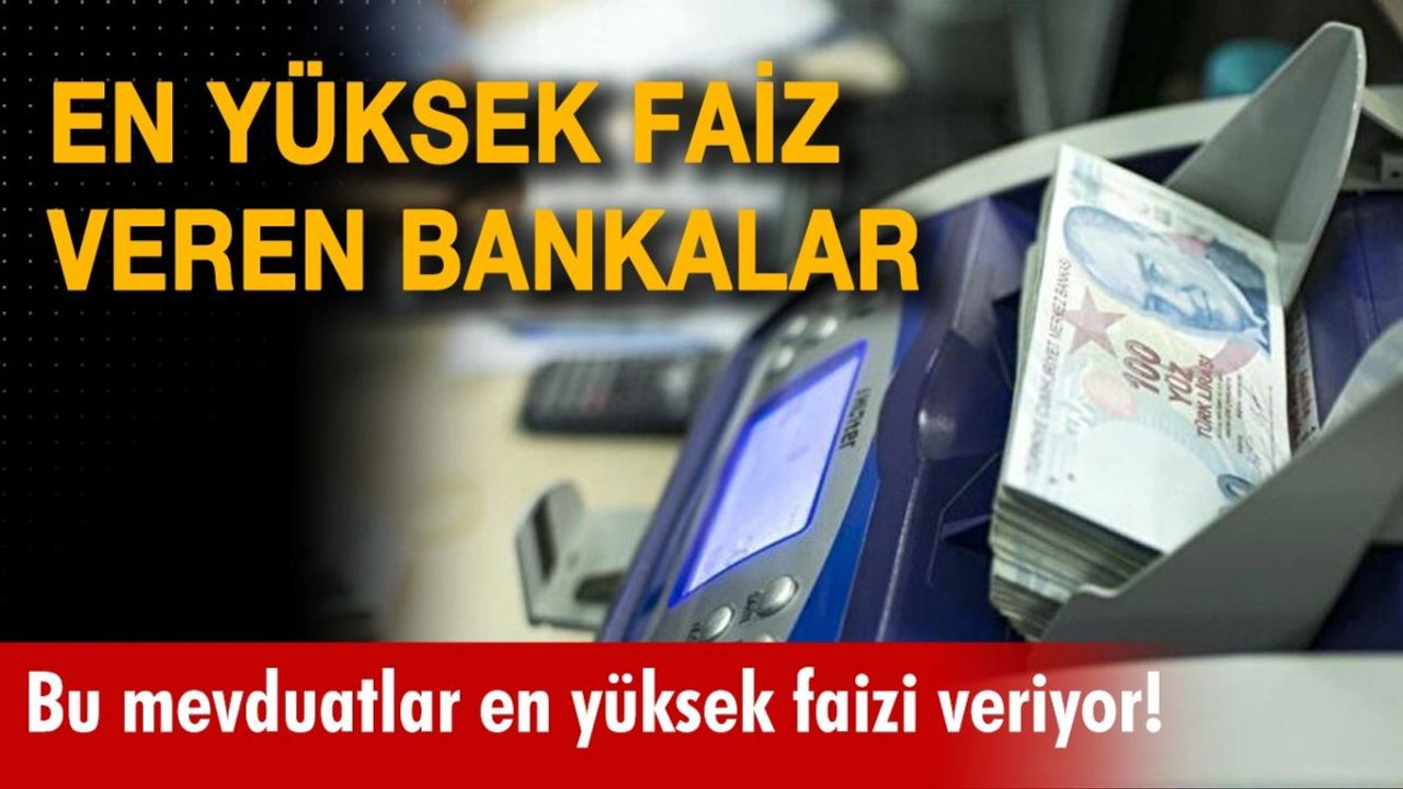 32 Günlük En Yüksek Faiz Veren Bankalar