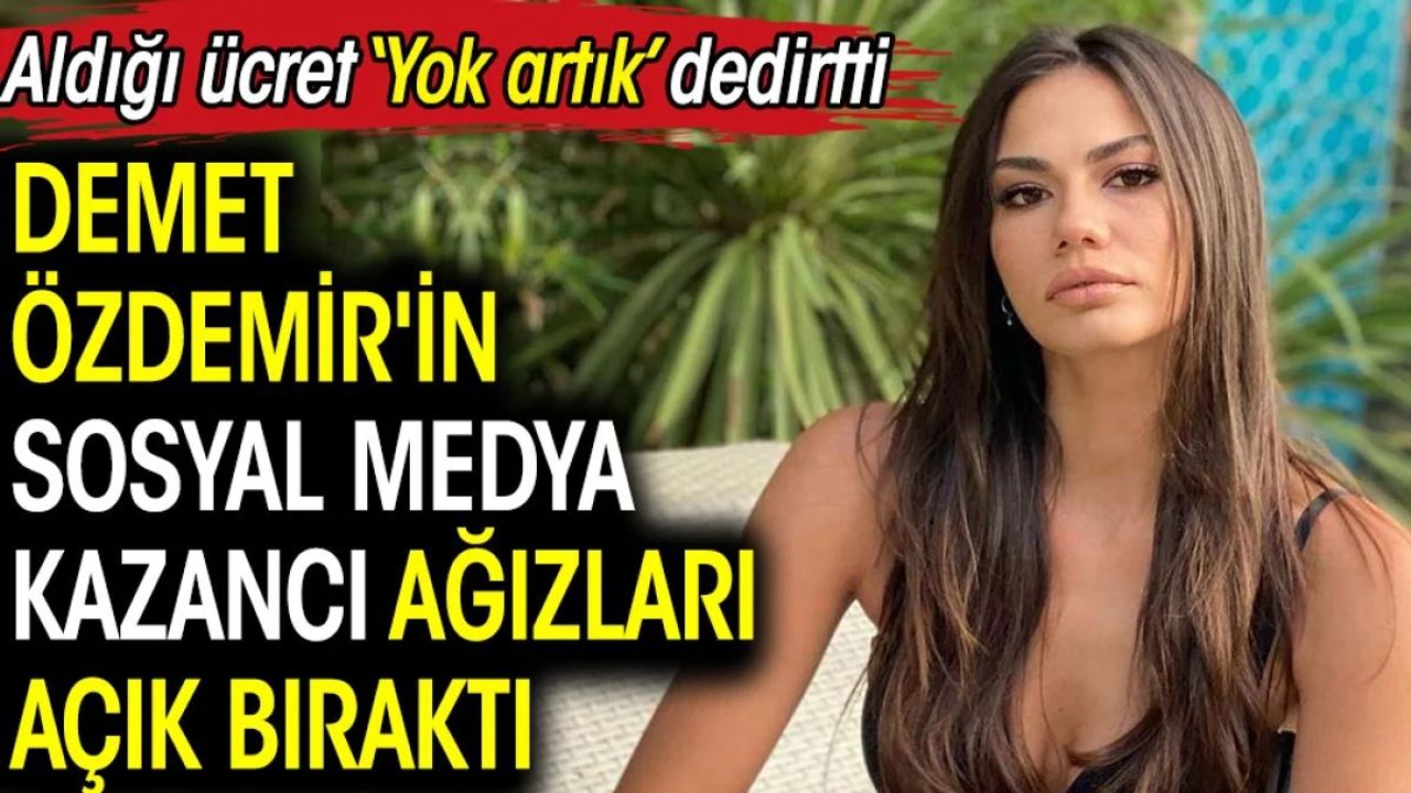 Demet Özdemir'in Sosyal Medya Kazancı Şaşırtıyor