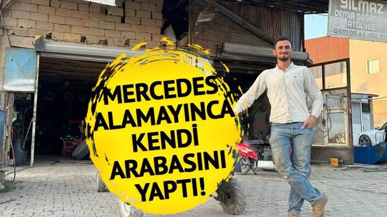 Yüksekova'da Demir Doğrama Atölyesinde Çalışan Muhammed Emin Yılmaz Kendi Aracını Yaptı