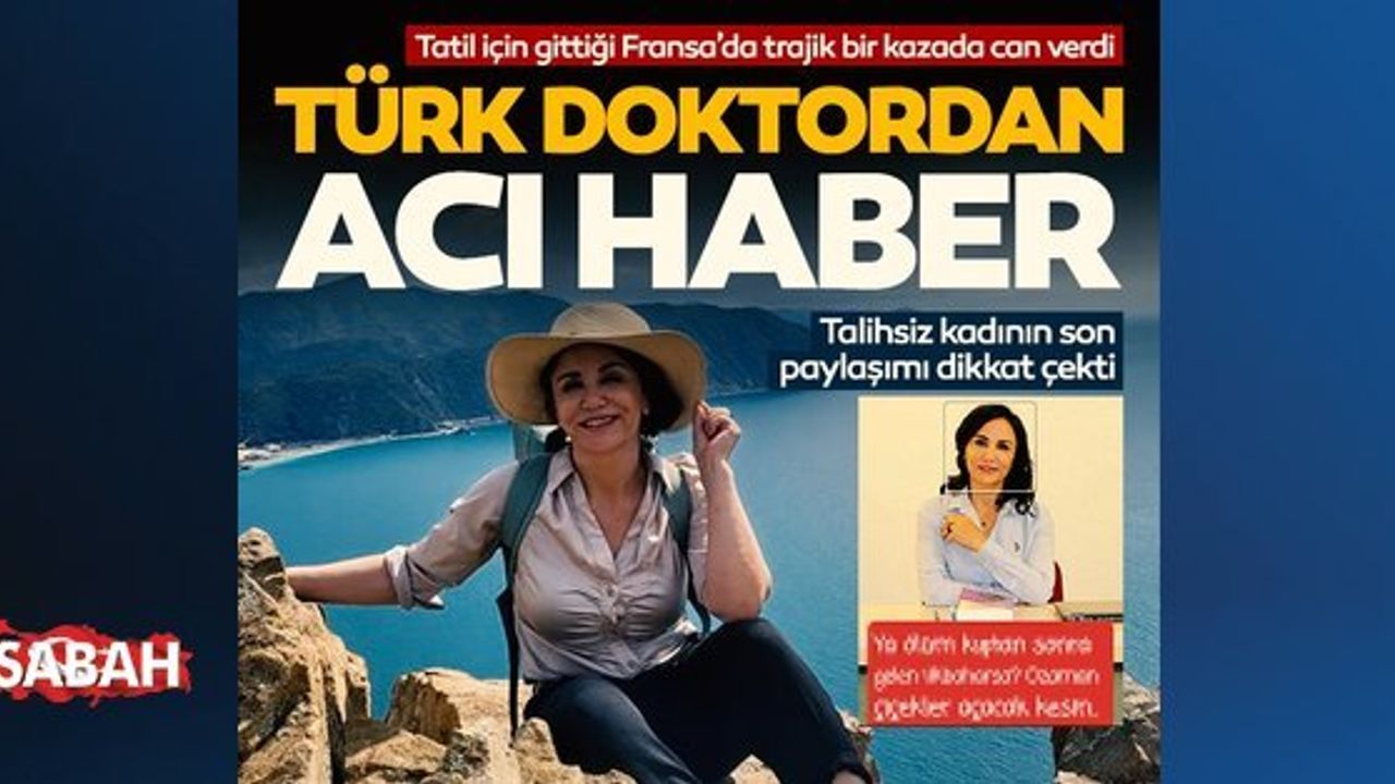 Tunceli'nin Mazgirt İlçesinde Doğan Doktorun Fransa'da Yaşamını Yitirmesi