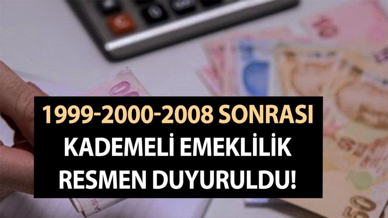 Kademeli Emeklilik Açıklandı! Vatandaşlar Sevince Boğuldu!