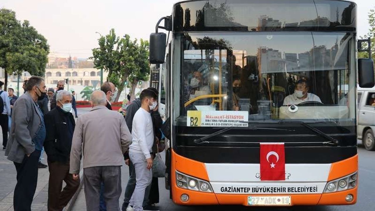 Gaziantep'te Toplu Taşıma Ücretlerine Zam Yapıldı